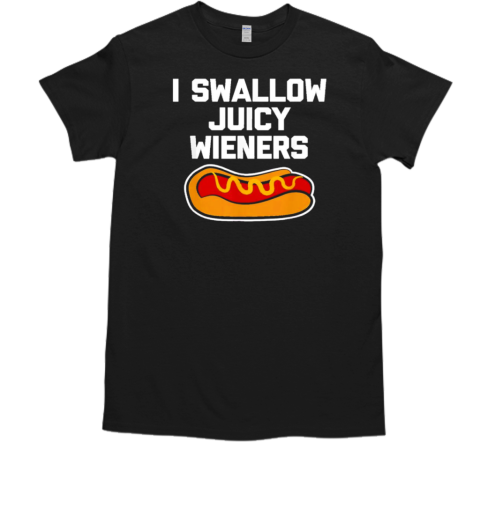 Hotdog I swallow juicy wieners  Classic Men's T-shirt