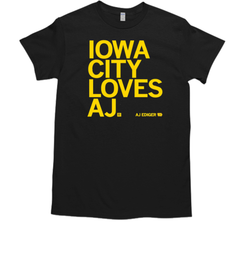 Iowa City loves AJ Ediger Iowa Hawkeyes  Classic Men's T-shirt