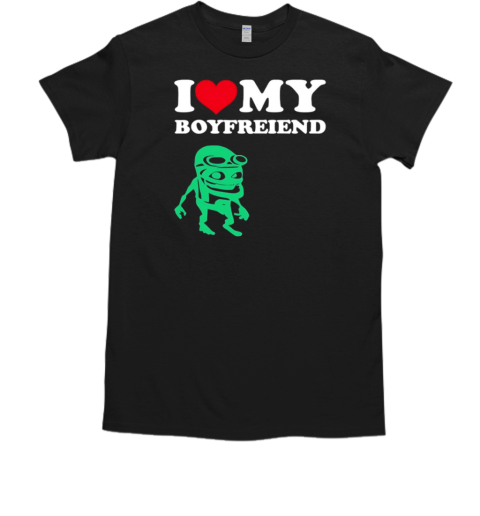 Joey Valence wearing I love My Boyfriend  Classic Men's T-shirt