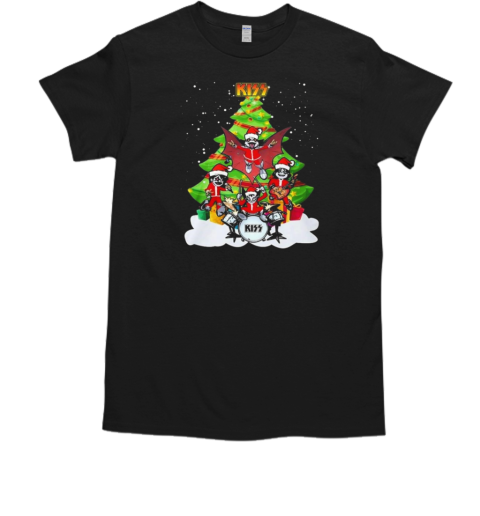 Kiss Brand Merry Christmas Tree 2024  Classic Men's T-shirt