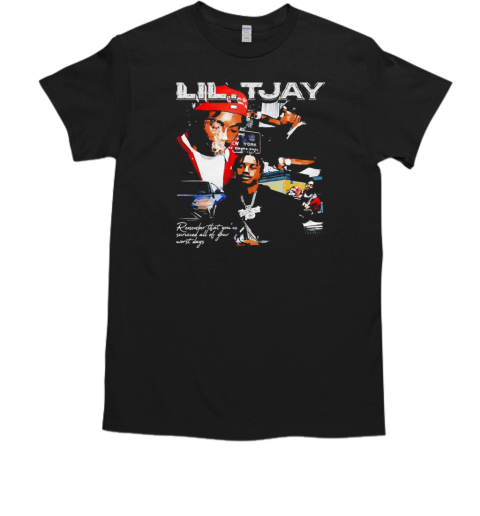 Lil Tjay rapper star poster graphic  Classic Men's T-shirt