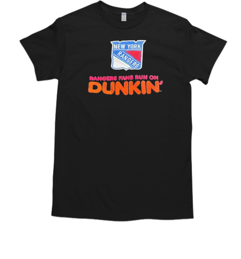 New York Rangers fans run on dunkin  Classic Men's T-shirt