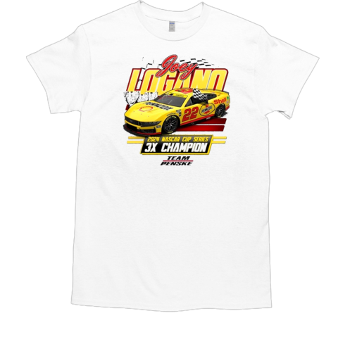 Team Penske Joey Logano Three Time NASCAR Cup Series Champion Vintage Car  Classic Men's T-shirt