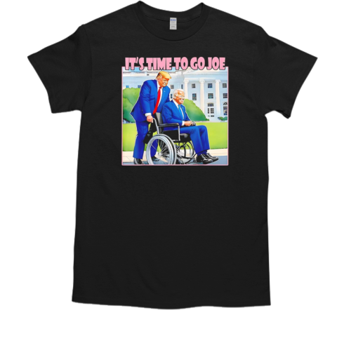 Trump Biden Wheelchair It's time to go Joe  Classic Men's T-shirt