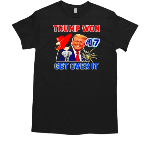 Vintage Trump won get over it 2024  Classic Men's T-shirt