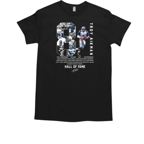 8 Troy Aikman The Godfather Iceman Roy Hall Of Fame  Classic Men's T-shirt