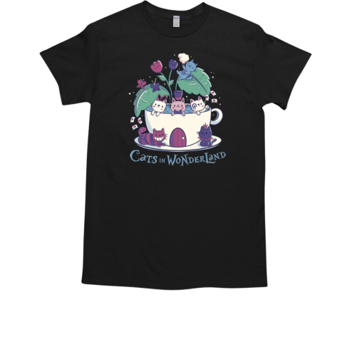 Alice Cats Tea by Tobe Fonseca T-Shirt