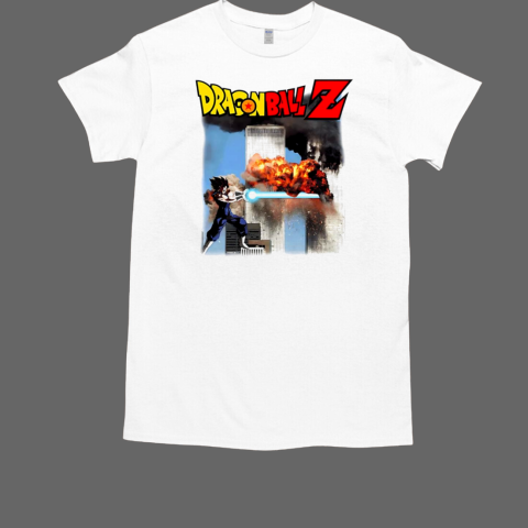 Dragon Ball Z the City was destroyed  Classic Men's T-shirt