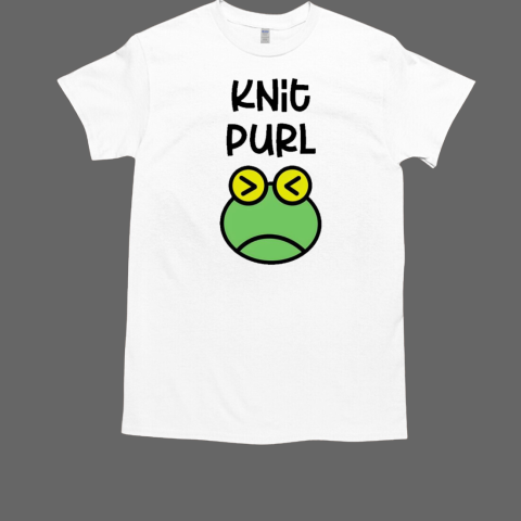 Frog knit purl  Classic Men's T-shirt