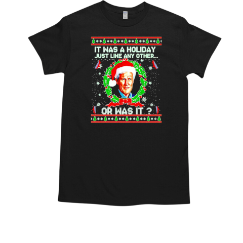 It was a holiday ugly Christmas Keith Morrison  Classic Men's T-shirt