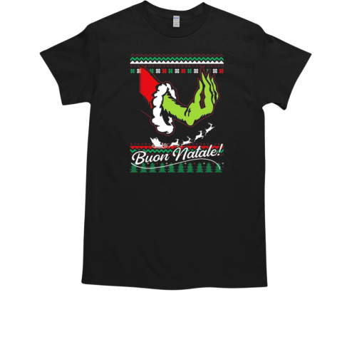 Pinch Hand Gesture Buon Natale Christmas 2024  Classic Men's T-shirt