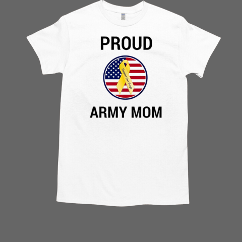 Proud Army Mom Support our troops  Classic Men's T-shirt