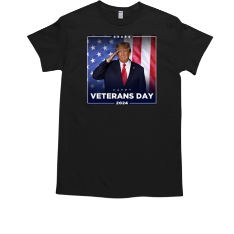 Trump Happy Veterans Day 2024  Classic Men's T-shirt