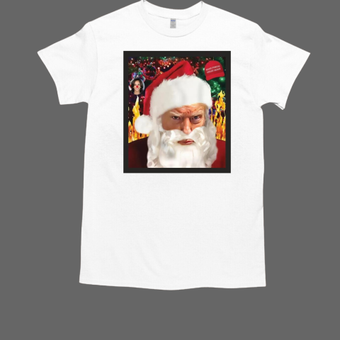 Trump Santa Mugshot 2024 Christmas  Classic Men's T-shirt