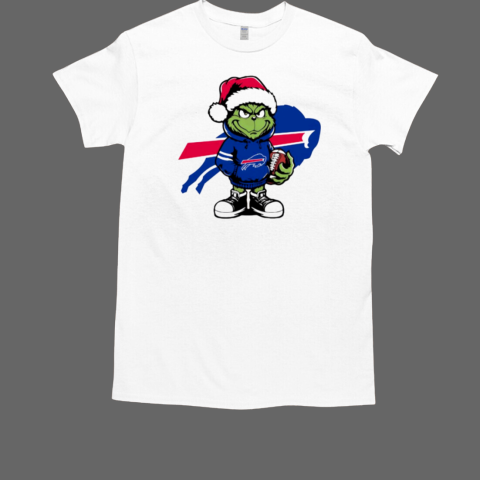 Grinch hug ball Buffalo Bills Christmas  Classic Men's T-shirt