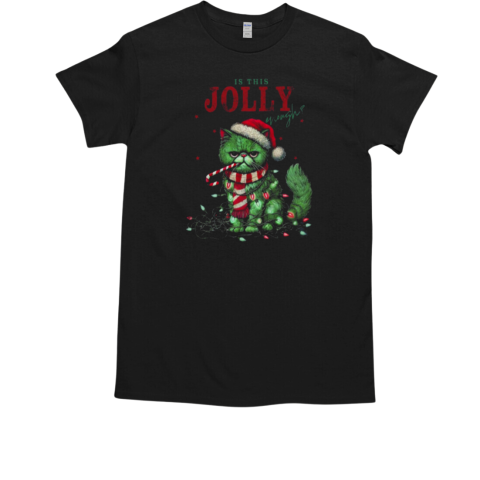 Is This Jolly Enough Cat Lover Christmas  Classic Men's T-shirt