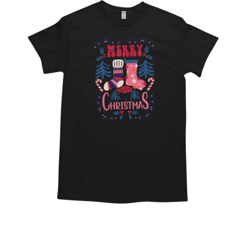 Merry Christmas Xmas Lights Bright Holiday  Classic Men's T-shirt