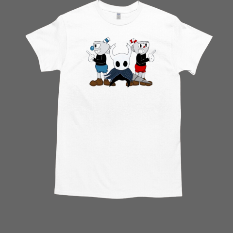 Mugman, Cuphead, and the Hollow Knight  Classic Men's T-shirt