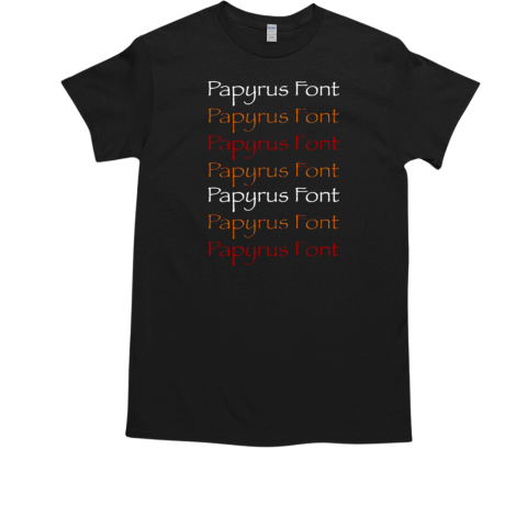 Papyrus font  Classic Men's T-shirt