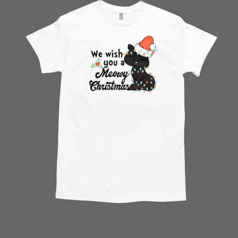 We Wish You A Meowy Christmas  Classic Men's T-shirt