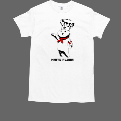 White Flour Cartoon  Classic Men's T-shirt