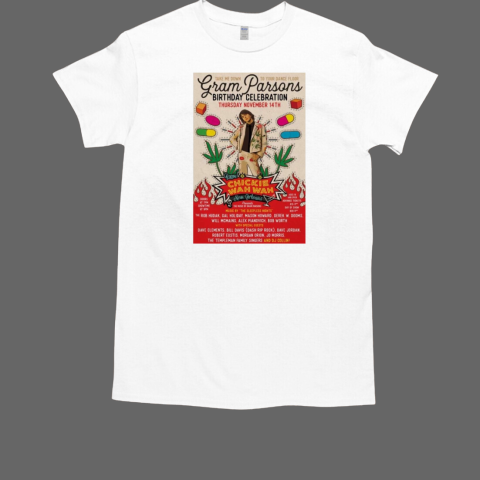 Gram Parsons Birthday Bash New Orleans LA November 14 2024 T-Shirt