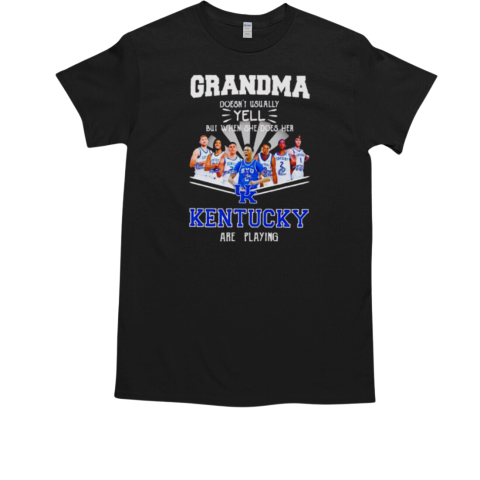 Grandma Kentucky Are Playing New 2024  Classic Men's T-shirt