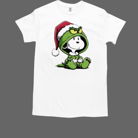 Grinch Disguise Snoopy Christmas  Classic Men's T-shirt