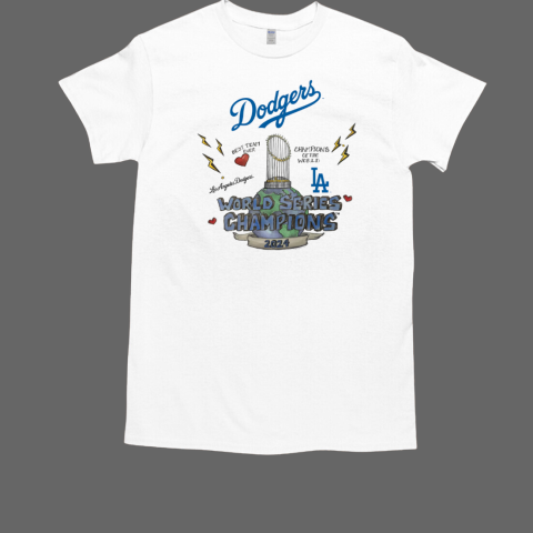 Los Angeles Dodgers Tiny Turnip 2024 World Series Champions MLB Best Team Ever  Classic Men's T-shirt