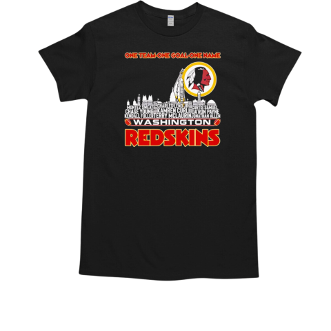 One Team One Goal One Name Washington Redskins City skyline  Classic Men's T-shirt