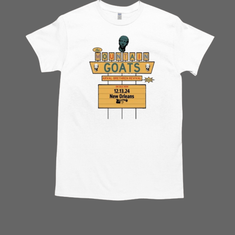 The Mountain Goats December 13 2024 Tipitina's In New Orleans LA  Classic Men's T-shirt