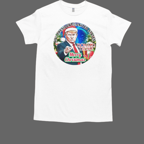 Trump 47th President Of The United States Merry Christmas T-Shirt