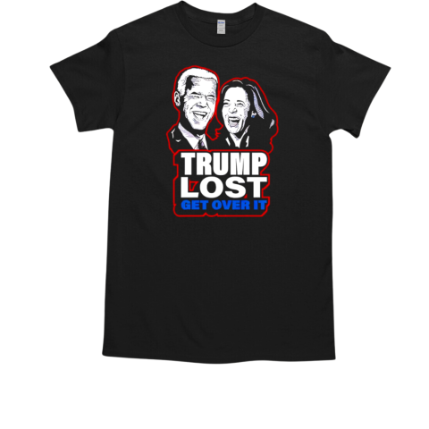 Trump lost get over it Joe Biden Kamala Harris laughing  Classic Men's T-shirt