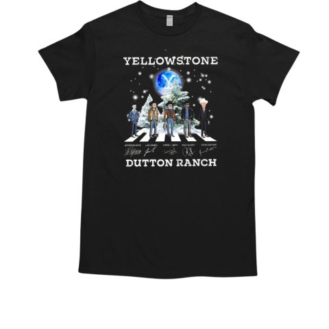 Yellowstone Dutton Ranch Walking Christmas Signatures 2024  Classic Men's T-shirt