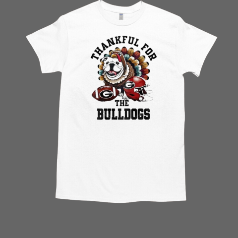 Georgia Bulldogs Thankful For The Bulldogs  Classic Men's T-shirt