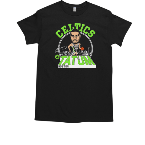 Jayson Tatum Boston Celtics caricature signature  Classic Men's T-shirt