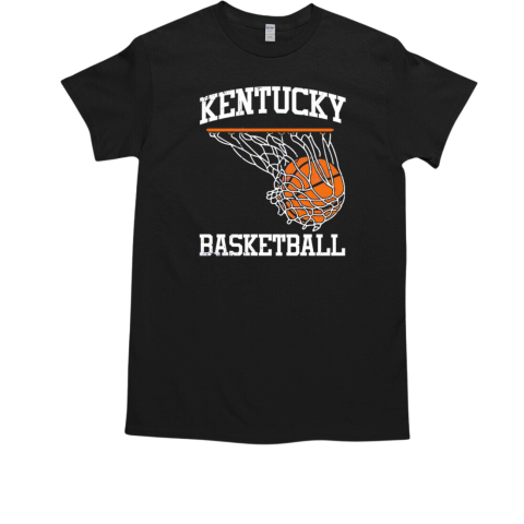 Kentucky basketball hoop swoosh  Classic Men's T-shirt