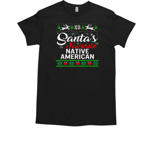 Santa's favorite native American Christmas  Classic Men's T-shirt