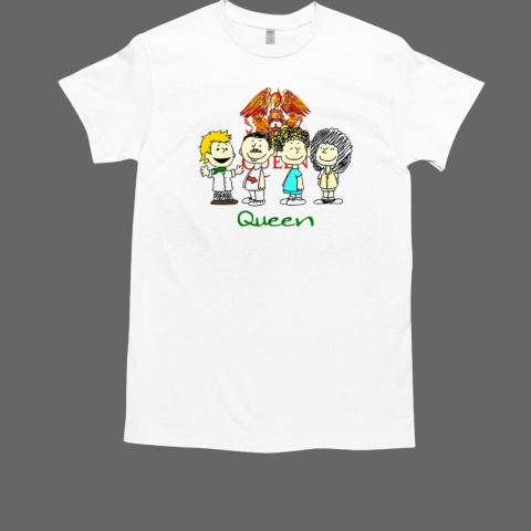 Charlie Brown And Friends As Queen  Classic Men's T-shirt