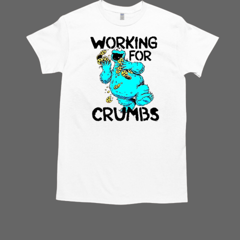 Cookie Monster working for crumbs  Classic Men's T-shirt