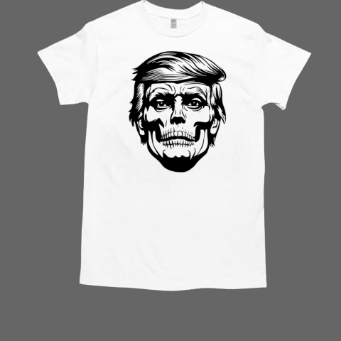 Donald Trump skeleton head Halloween T-Shirt