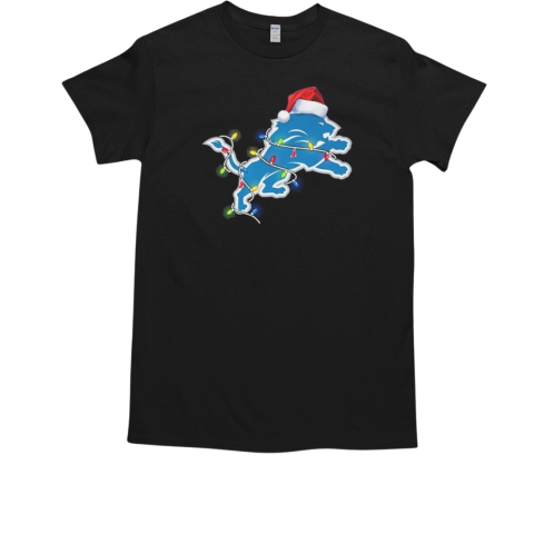 Detroit Lions Merry Christmas 2024 T-Shirt