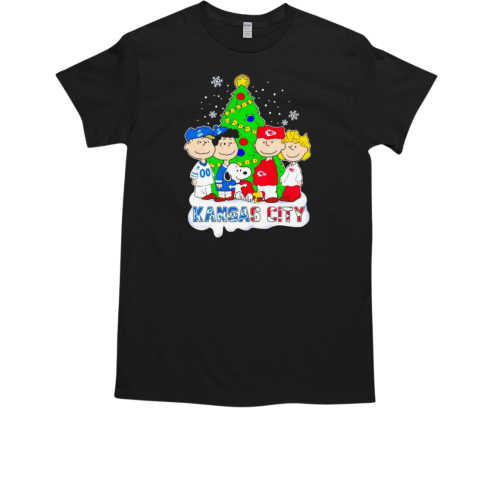 Kansas City Chiefs x Kansas City Royals Merry Christmas T-Shirt