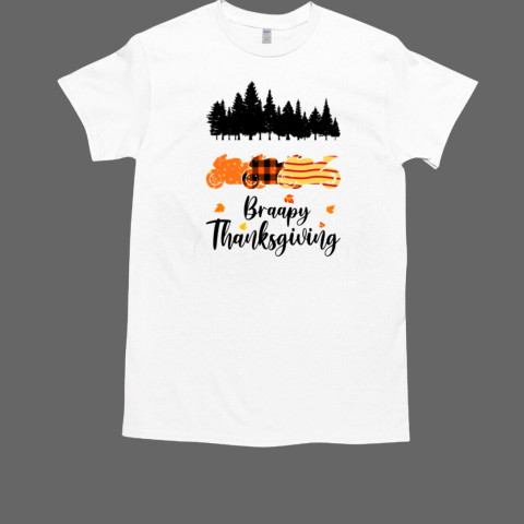 Braapy Thanksgiving Superbike Autumn T-Shirt