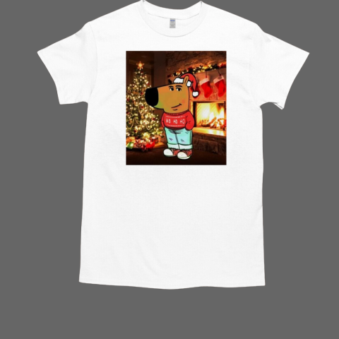 Chill Guy Dog Christmas T-Shirt