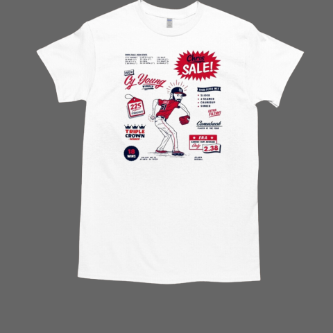 Chris Sale Cy Young Winner Triple Crown Comeback Player Of The Year T-Shirt