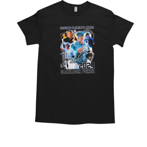 Salvador Perez 2024 Roberto Clemente Award T-Shirt