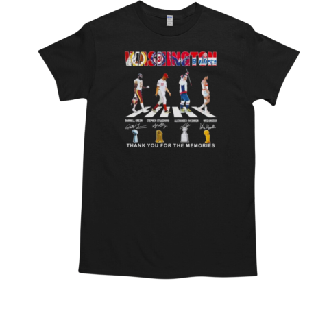 Washington Sports Teams Abbey Road Thank You For The Memories T-Shirt