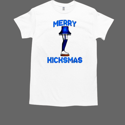 Detroit Lions Merry Kicksmas T-Shirt