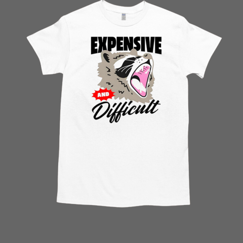 Raccoon expensive and difficult T-Shirt